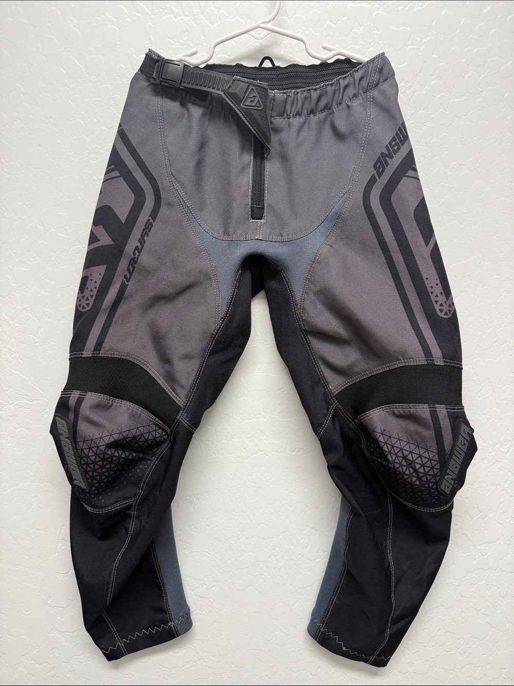 ANSWER Youth Gray and Black Motocross Riding Pants